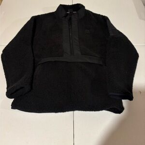 Under Armour 1/2 Zip Black Sherpa Athletic Sweatshirt Men’s Size XXL